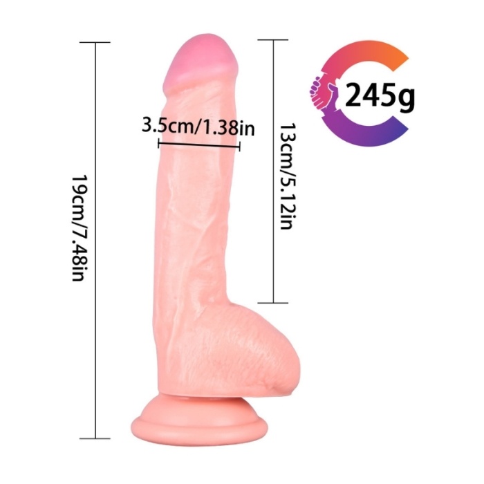 Noctis 19 Cm Ten Rengi Realistik Dildo