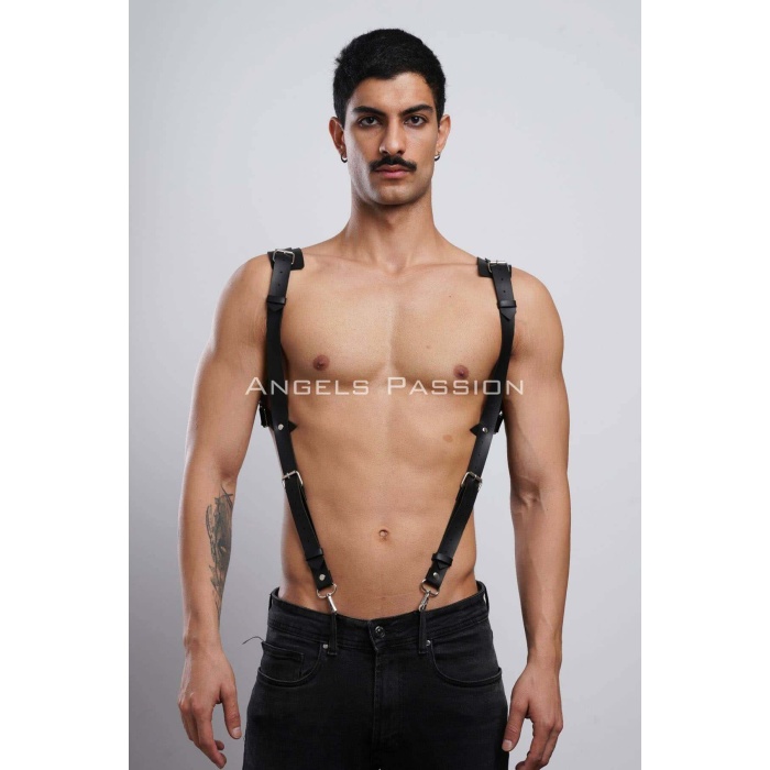 Gömlek Üzeri Erkek Harness Aksesuar Omuz Detaylı Harness