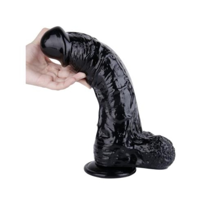 Sex Shop 30.5 cm Siyah Zenci Realistik Dildo