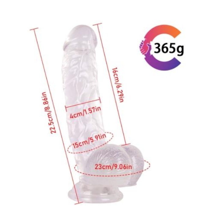 Sex Shop 21.5 cm Beyaz Dildo Penis