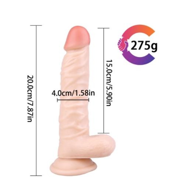 Sex Shop 20 cm Çok Satılan Realistik Dildo