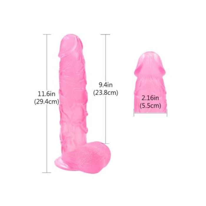 Sex Shop 29.4 cm Popüler Pembe Penis