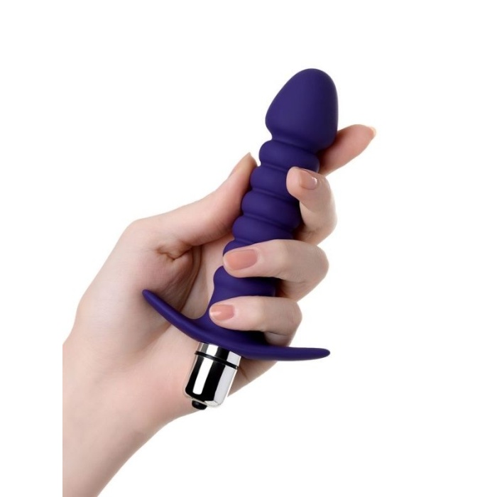 Censan Condal anal vibratör suya dayanıklı Mor, 14 cm