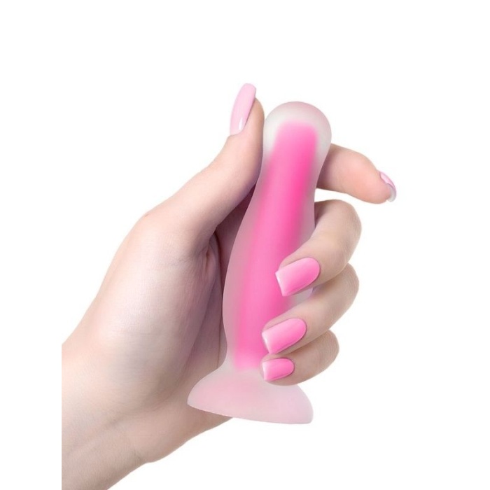 CENSAN Beyond Cain Glow Gece Parlayan Anal Plug , Silikon, Şeffaf, 10 cm