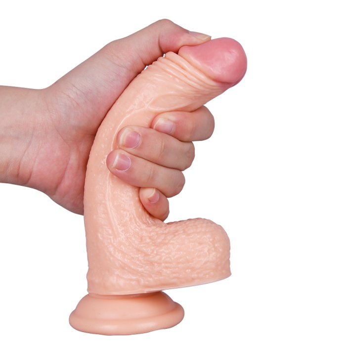 Censan 19CM Ten Rengi Vantuzlu Dildo