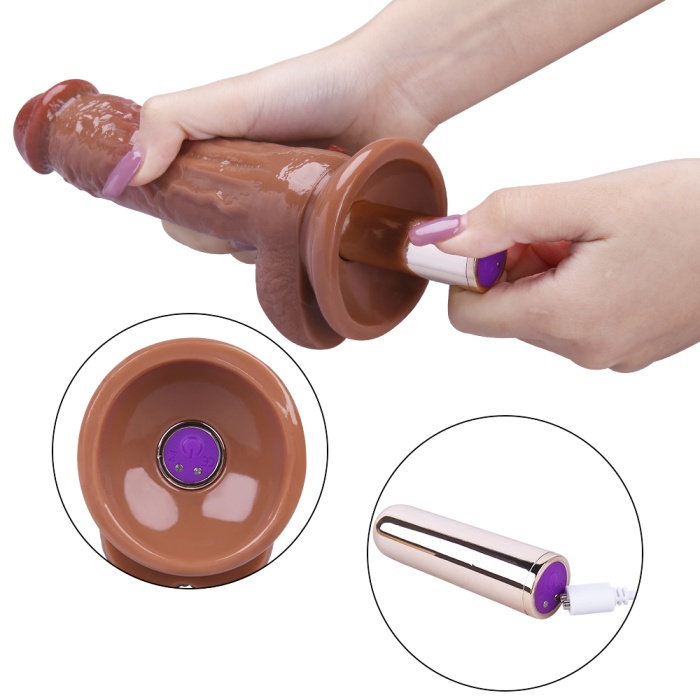 Censan 19CM Gerçekçi Dildo Yapay Penis