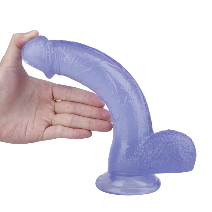 Censan 23CM Mor Renk Dildo Penis