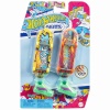 Nessiworld HXL17 Hot Wheels Skate Retro Temalı İkili Parmak Kaykay ve Ayakkabı Paketi