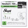 Nessiworld Sleepy Natural Bebek Bezi Gross Paket 1 Beden 2-5 Kg 100 Adet