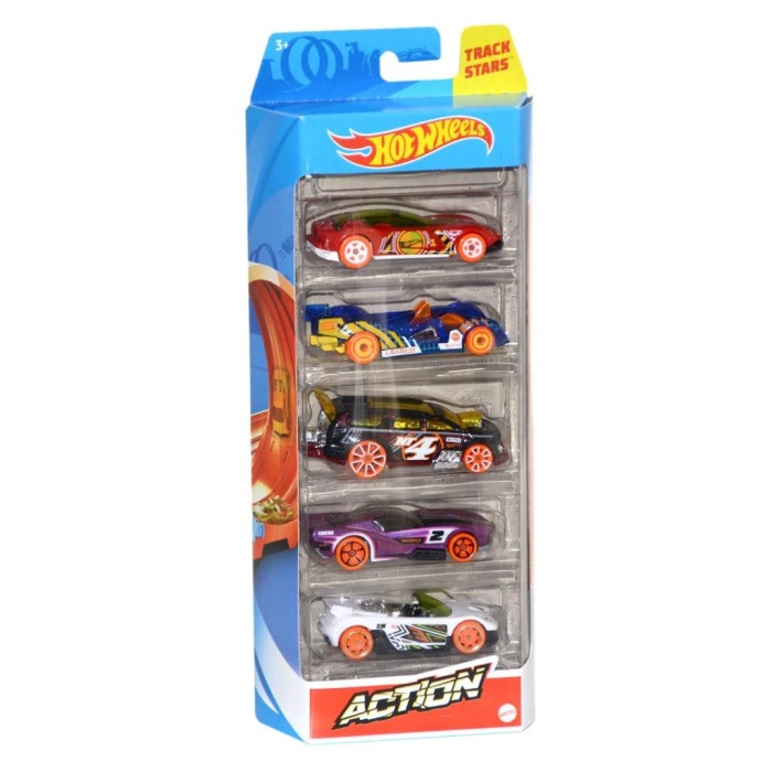 1806 KMP - Hot Wheels Beşli Araba Seti