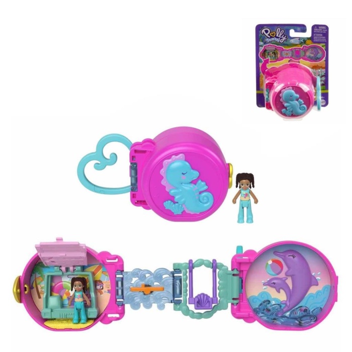 Nessiworld   HRD73 Polly Pocket Sevimli Hayvancık Temalı Mini Oyun Setleri