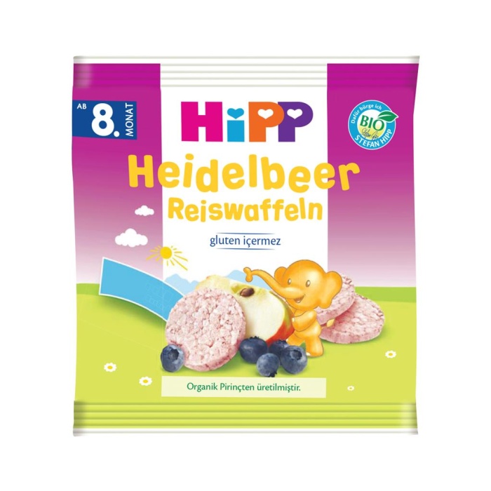 Nessiworld  p Organik Yabanmersinli Pirinçli Bebek Gofreti 30 Gr