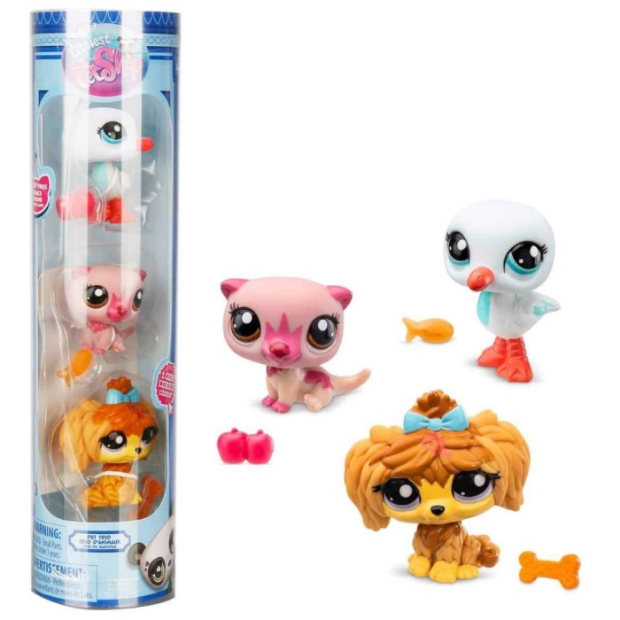 Nessiworld 0621 Littlest Pet Shop Minişler 3’lü Figür Seti S2