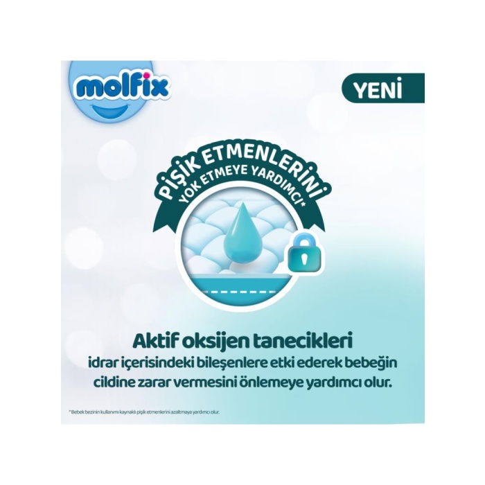 Nessiworld Molfix Premium Bebek Bezi Fırsat Paketi 1 Beden 2-5 Kg 72 Adet