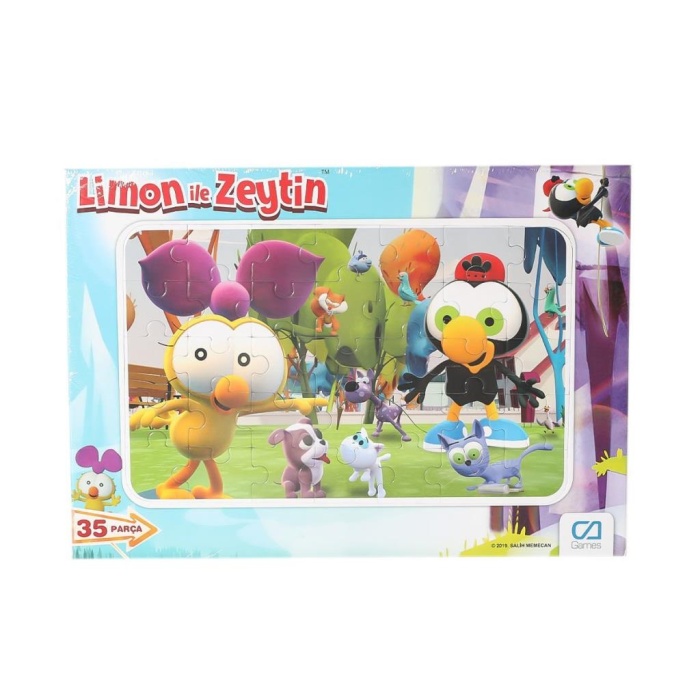 NessiWorld CAFRM-5082-5083 Limon ile Zeytin Frame Puzzle 35 Parça