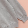 Erkek Uzun Kol Kapüşonlu Sweatshirt - SWT-220 - Gri Melanj