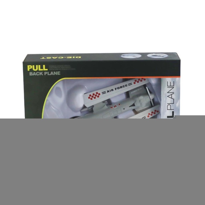 NessiWorld HW777-19B Metal Çek Bırak Uçak -Canem Oyuncak