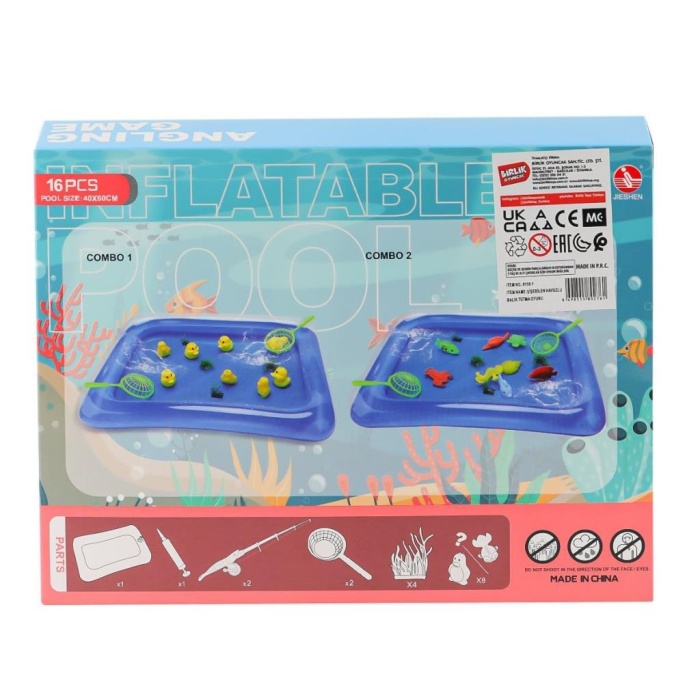 Nessiworld 8159-1 Şişebilen Havuzlu Balık Tutma Oyunu -Birliktoys
