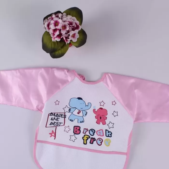 Fil Desenli Giyilebilen Bebek Önlüğü