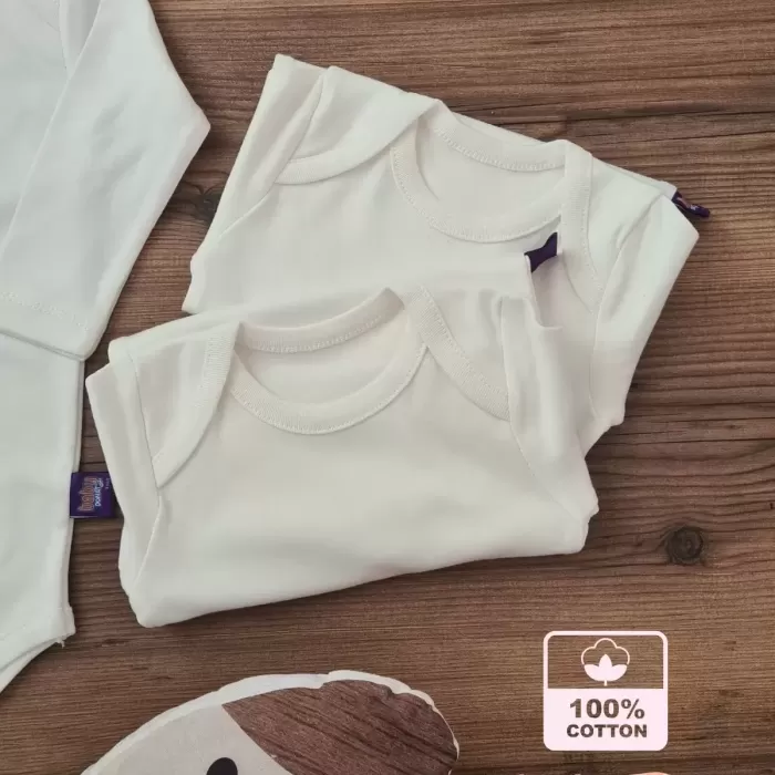 Unisex % 100 Pamuk Uzun Kol 3 Adet Bebek Ve Çocuk Body