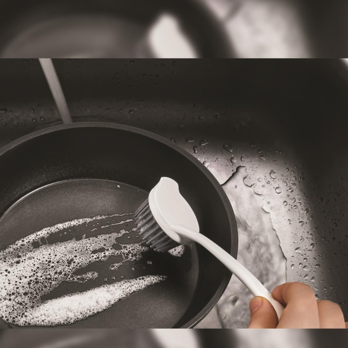 Çok Amaçlı Silikon Bulaşık Yıkama & Lavabo Temizleme & Mutfak Tezgahı Temizleme Fırçası