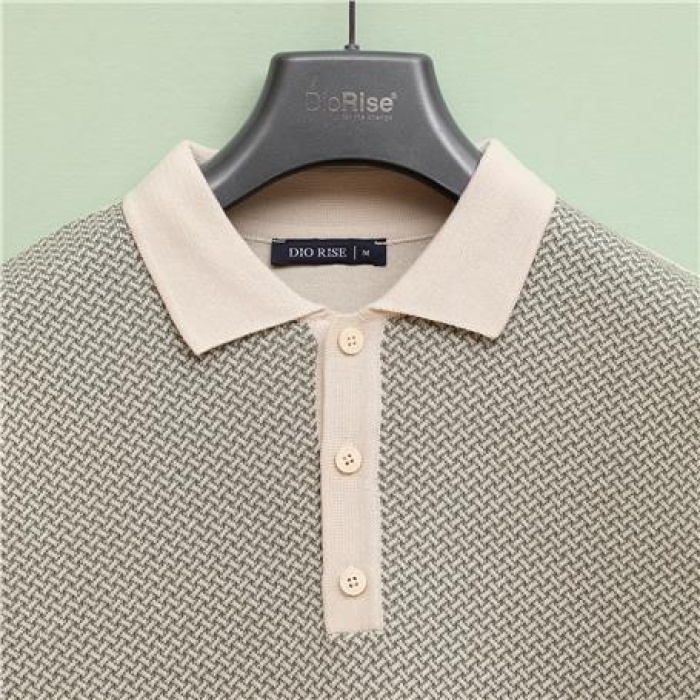 Erkek Polo Yaka Uzun Kol Triko Kazak - 180552 - Kemik