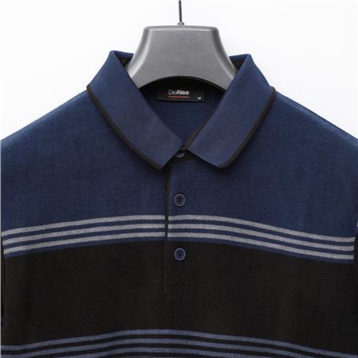 Uzun Kol Erkek Polo Yaka Sweat - DSR-2205 - Marine - Denimelanj
