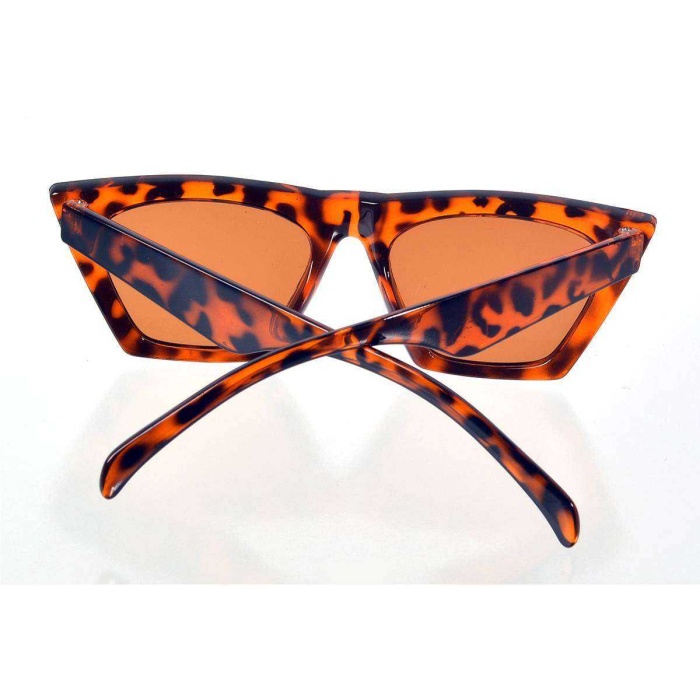 Leopar Çerçeve Cat Eye Kadın Güneş Gözlüğü