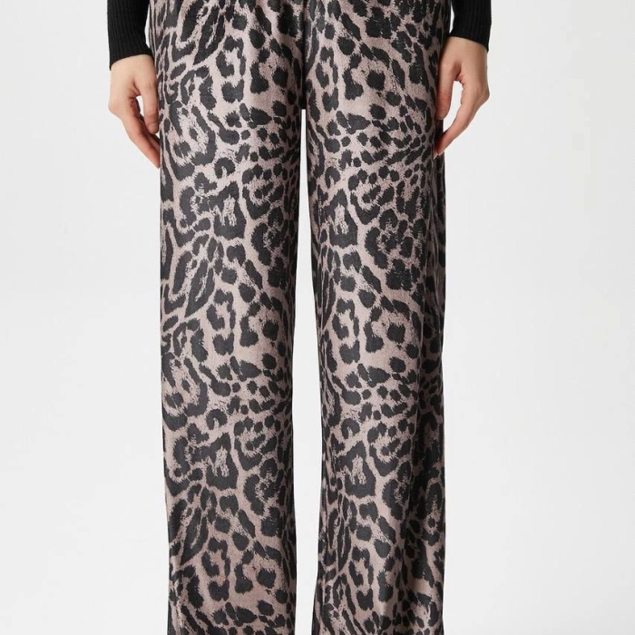 Leopar desen pantolon