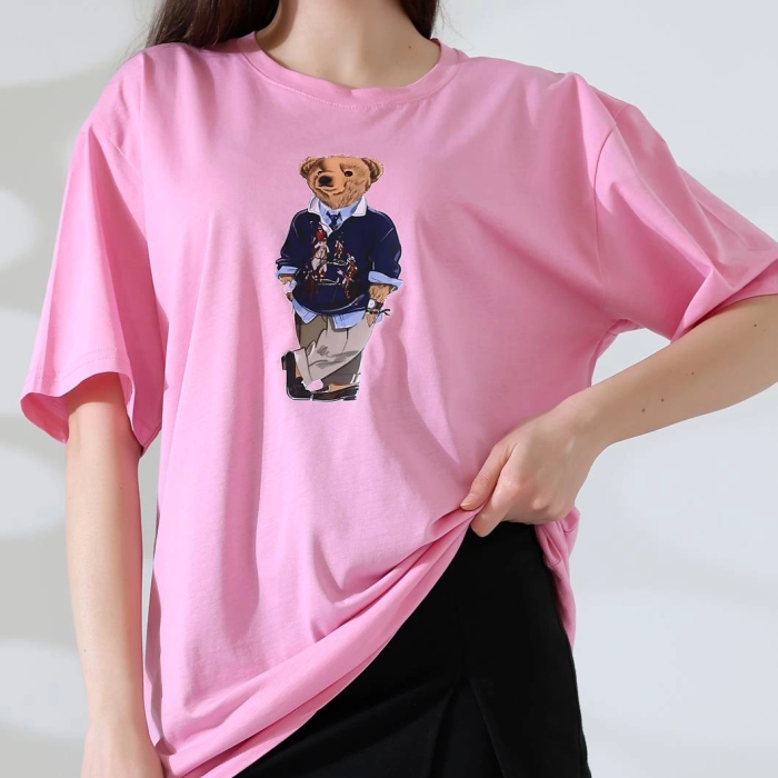 Ayıcıklı oversize tişört