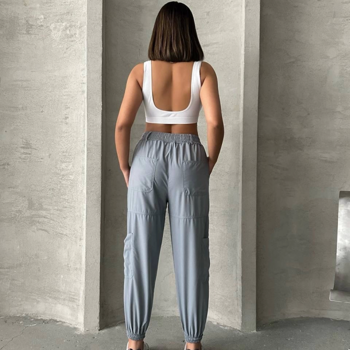 Jogger lastik paça pantolon