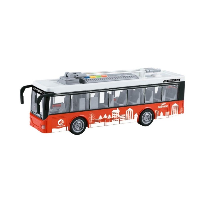 NessiWorld WY911A-BSesliveIşıklıElektrikliOtobüsTroleybüs1:16-Vardem