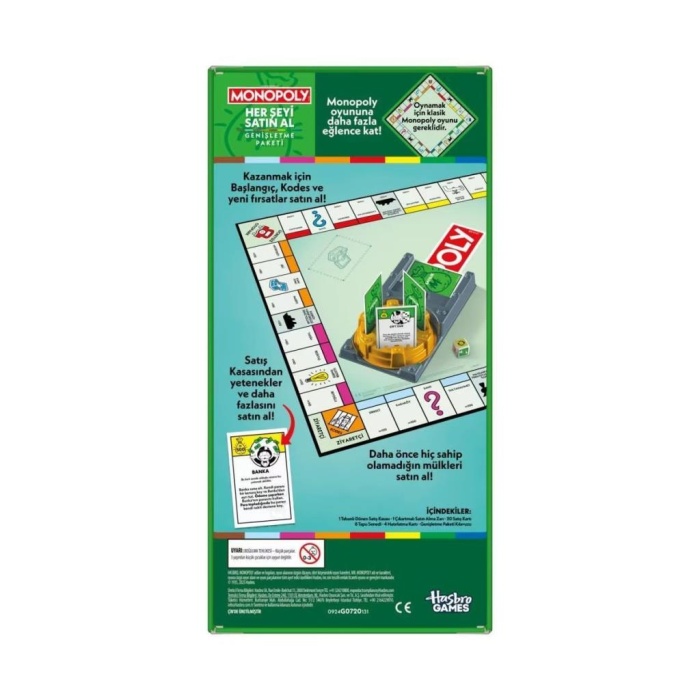 Nessiworld G0720 Monopoly Her Şeyi Al - Genişletme Paketi