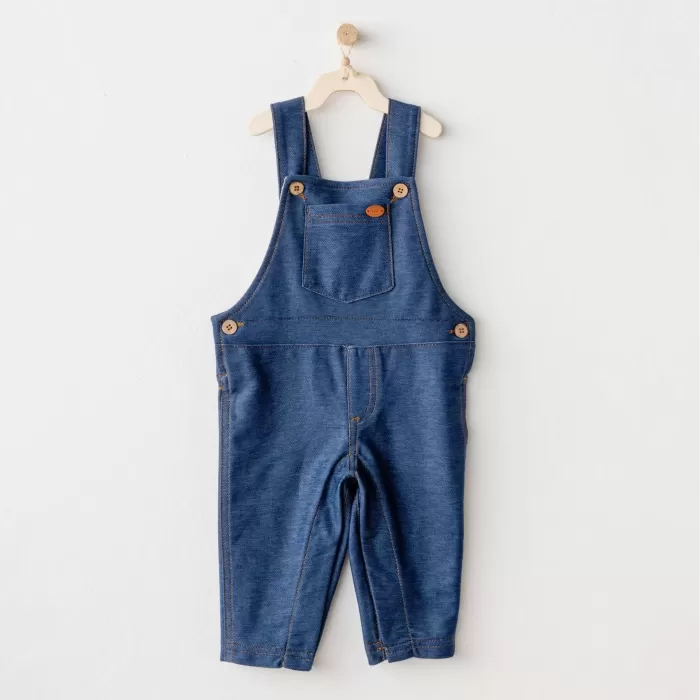 Andywawa Ac25934 Casual Bebek Salopet İndigo
