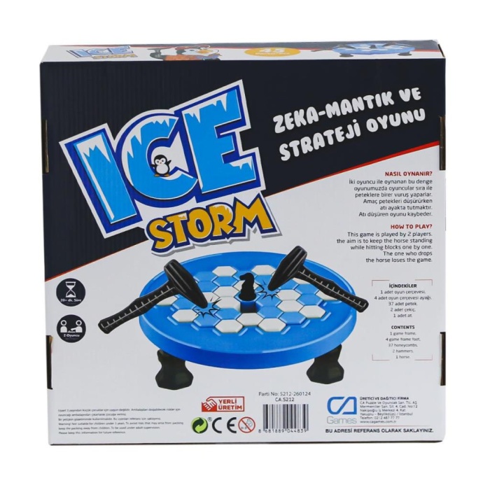 Nessiworld CAPLS-5212 Ice Storm Zeka,Mantık ve Strateji Oyunu -CaGames