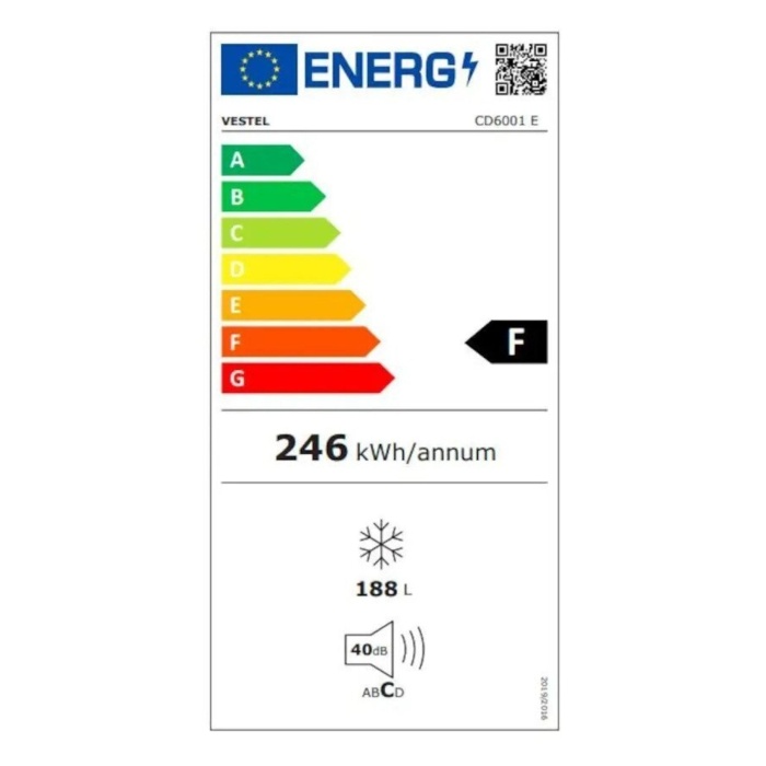 CD6001 E 6 Çekmeceli Derin Dondurucu