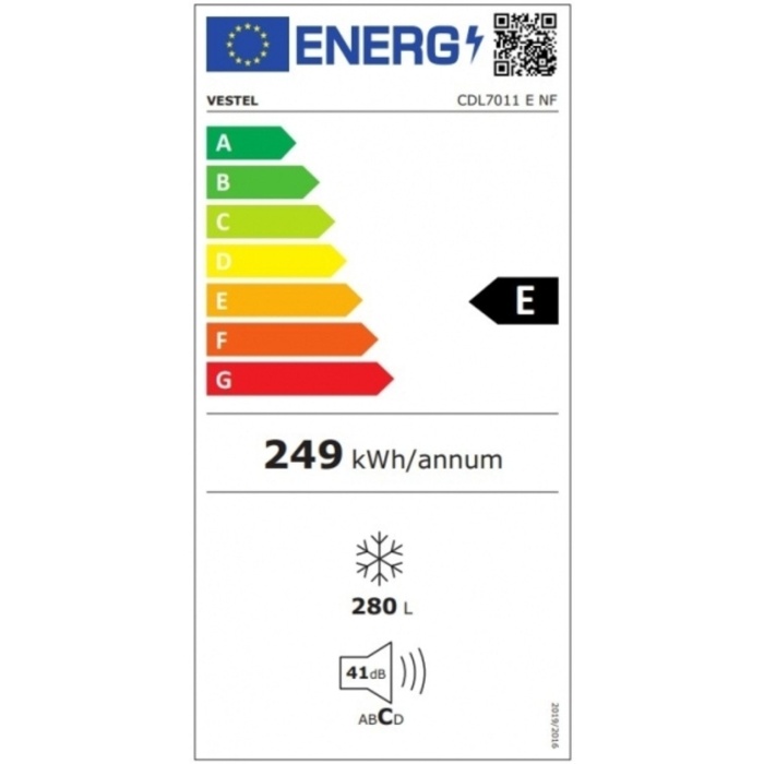 Cdl7011 E Nf Dikey Derin Dondurucu 20265187