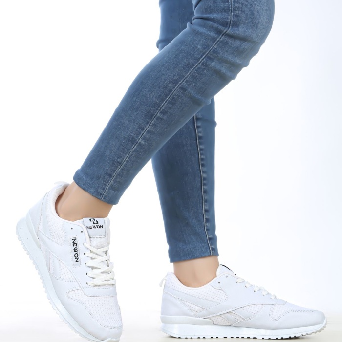 Unisex Bağcıklı Günlük Rahat Taban Şık Tasarım Yürüyüş Casual Sneaker Spor Ayakkabı