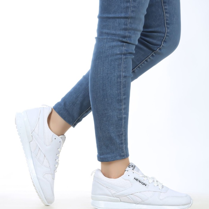 Unisex Bağcıklı Günlük Rahat Taban Şık Tasarım Yürüyüş Casual Sneaker Spor Ayakkabı