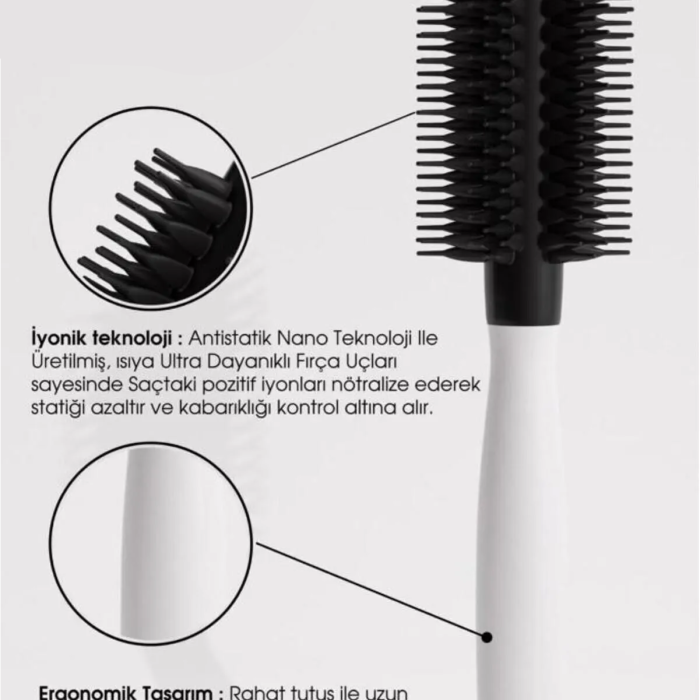 Orijinal Heat Resistant Blow Dry Brush Isıya Dayanıklı Fön Fırçası