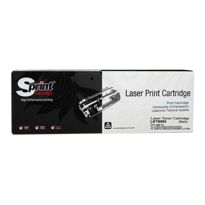 S PRINT TN-2320/2350/2380 (TN-660) MUADİL TONER (2.6K*)