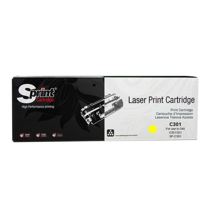 S PRINT C301 / C321DN MUADİL SARI  TONER (1.5K*)