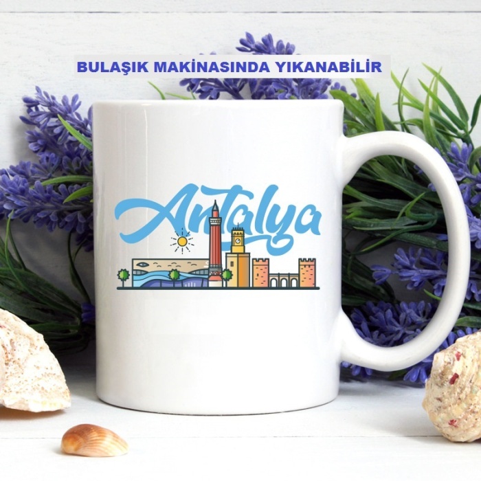 Antalya şehir 1  temalı kupa bardak