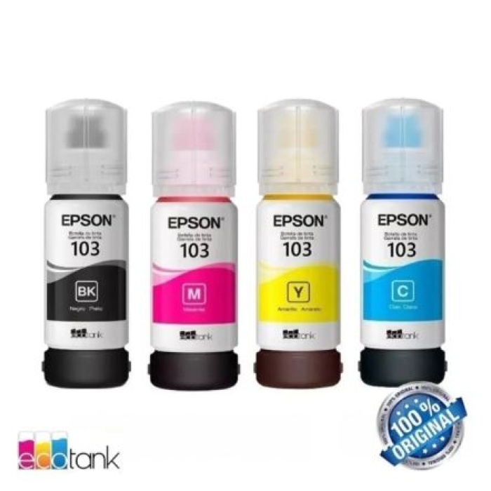 103 Ecotank SİYAH 65ml -  C13T00S14A.% ORJİNAL