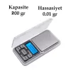 Dijital Hassas Elektronik Kuyumcu Cep Terazisi Tartı 200 gr / 0.01 gr (4434)