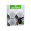 3PCS - ALTIGEN - RGB   KUMANDALI - PİLLİ - DOKUNMATİK  LAMBA SETİ  6 LED (4434)