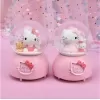 Hello Kitty Işıklı Müzikli Kar Küresi Orta Boy Alk3117