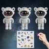 Stickerlı ,Kumandalı ASTRONOT Model Gece Lambası (4434)