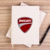 Ducati Multistrada Logo Çizgisiz Kanvas Defter