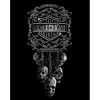 Motorcycle Club Skull Büyük Sırt Patch Yama